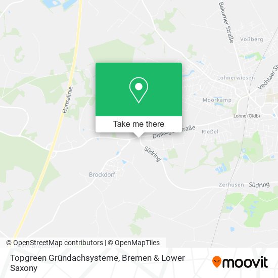 Topgreen Gründachsysteme map