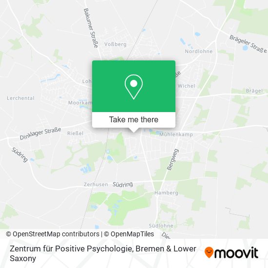 Zentrum für Positive Psychologie map