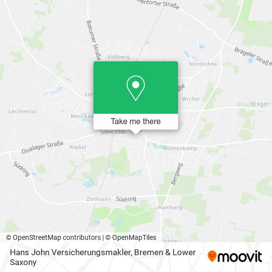 Hans John Versicherungsmakler map