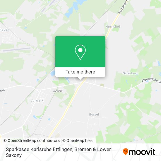 Sparkasse Karlsruhe Ettlingen map