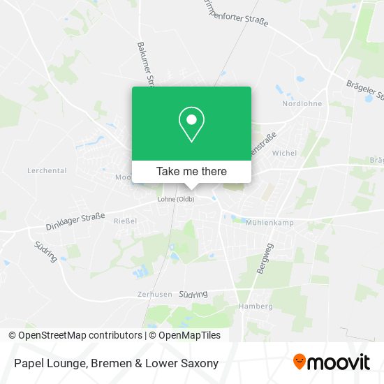 Papel Lounge map