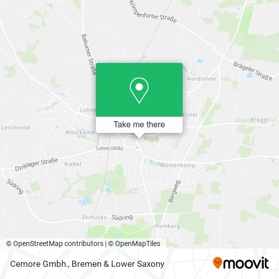Cemore Gmbh. map