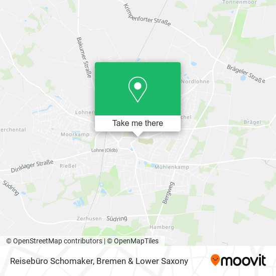 Reisebüro Schomaker map