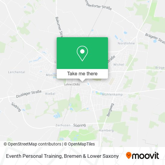 Eventh Personal Training map