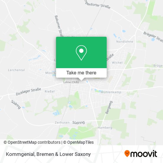 Kommgenial map