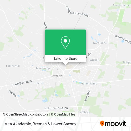 Vita Akademie map