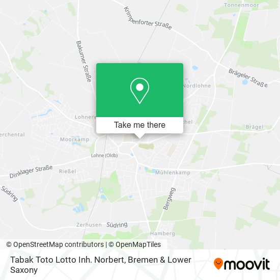 Tabak Toto Lotto Inh. Norbert map