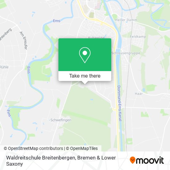 Waldreitschule Breitenbergen map