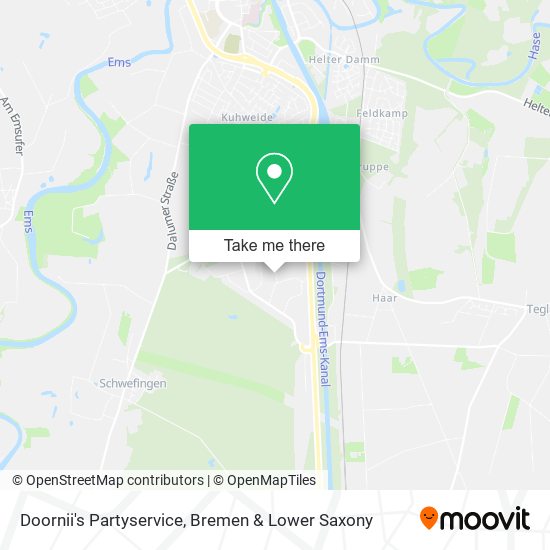 Doornii's Partyservice map