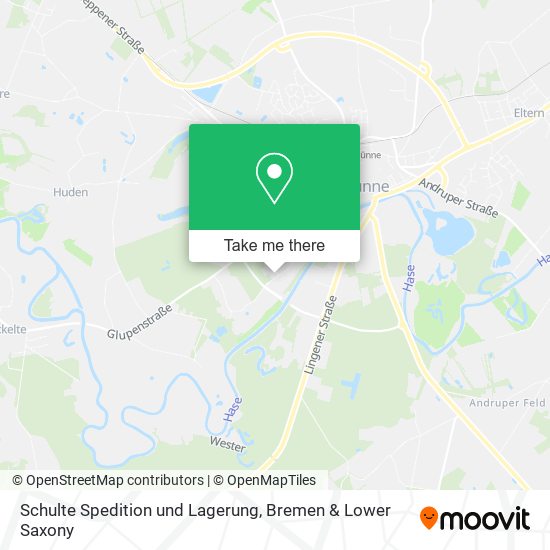 Schulte Spedition und Lagerung map