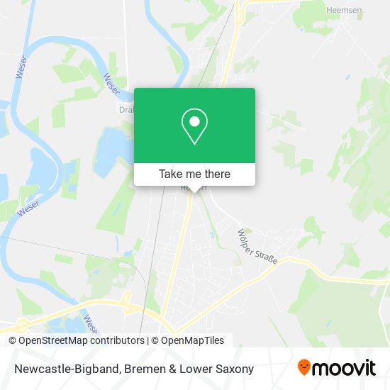 Newcastle-Bigband map