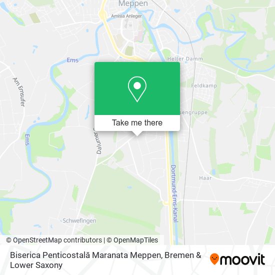 Biserica Penticostală Maranata Meppen map