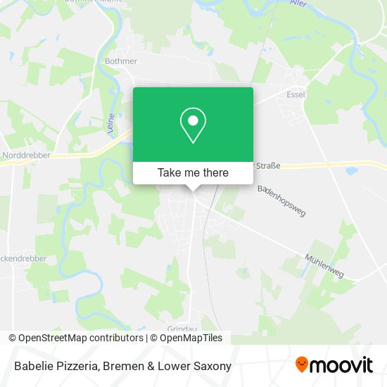 Babelie Pizzeria map