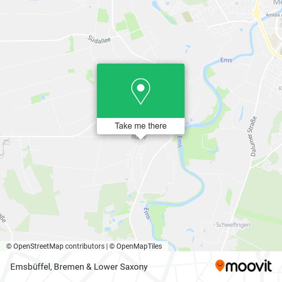 Emsbüffel map