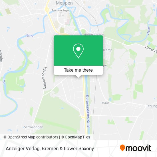Anzeiger Verlag map