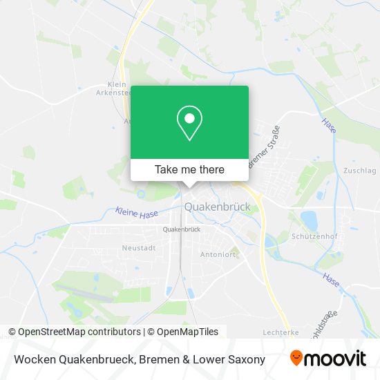 Wocken Quakenbrueck map