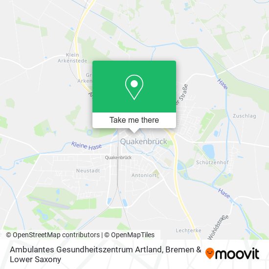 Ambulantes Gesundheitszentrum Artland map
