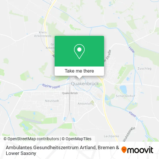 Карта Ambulantes Gesundheitszentrum Artland