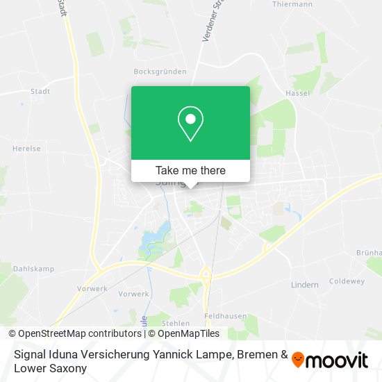 Signal Iduna Versicherung Yannick Lampe map
