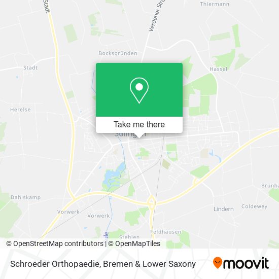 Schroeder Orthopaedie map
