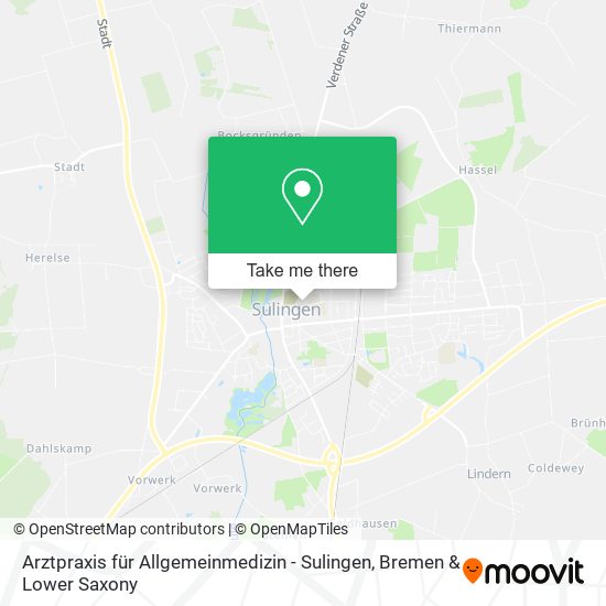 Arztpraxis für Allgemeinmedizin - Sulingen map