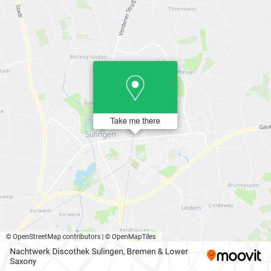 Nachtwerk Discothek Sulingen map