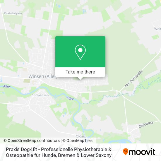 Praxis Dog4fit - Professionelle Physiotherapie & Osteopathie für Hunde map