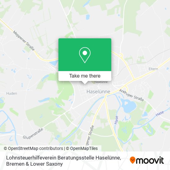 Lohnsteuerhilfeverein Beratungsstelle Haselünne map