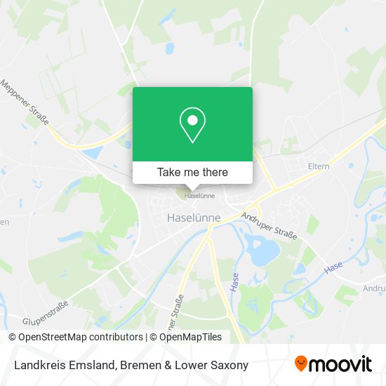 Landkreis Emsland map