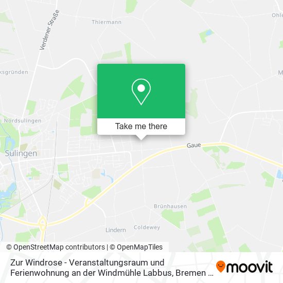 Zur Windrose - Veranstaltungsraum und Ferienwohnung an der Windmühle Labbus map