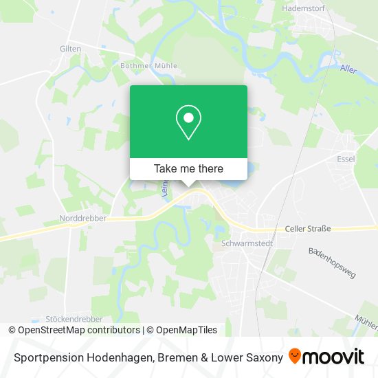 Sportpension Hodenhagen map