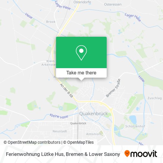 Ferienwohnung Lütke Hus map