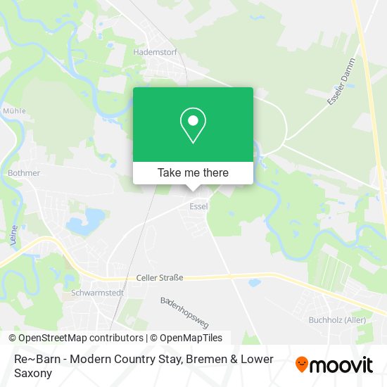 Re~Barn - Modern Country Stay map