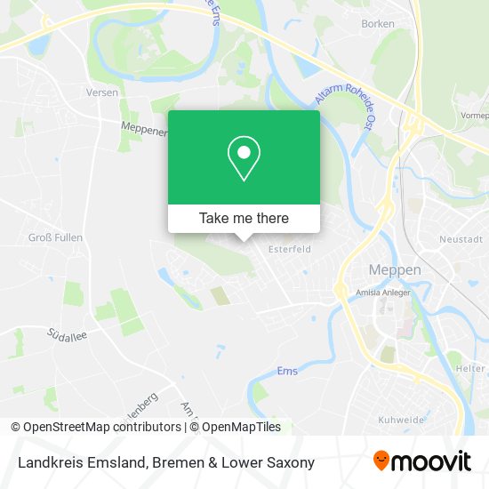 Landkreis Emsland map