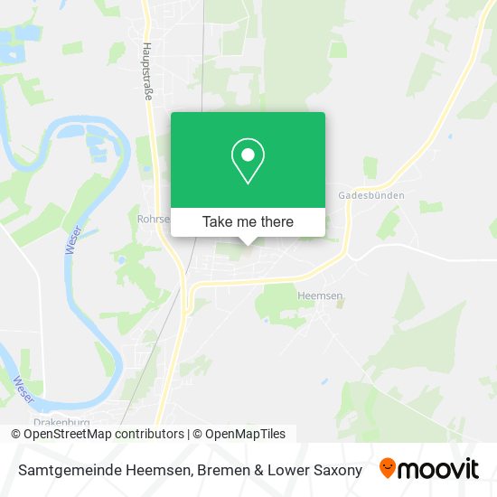 Samtgemeinde Heemsen map