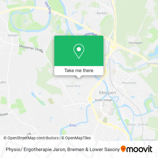 Physio/ Ergotherapie Jaron map