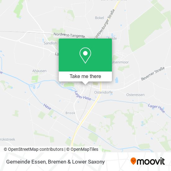 Gemeinde Essen map
