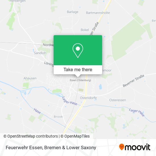 Feuerwehr Essen map