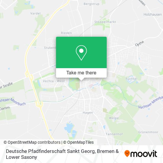 Deutsche Pfadfinderschaft Sankt Georg map