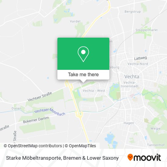 Starke Möbeltransporte map