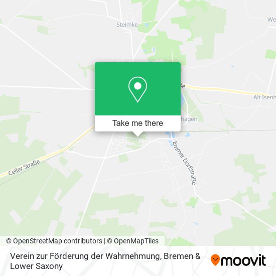 Verein zur Förderung der Wahrnehmung map