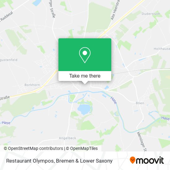 Restaurant Olympos map