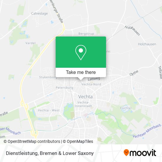 Dienstleistung map