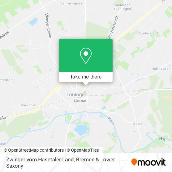 Zwinger vom Hasetaler Land map