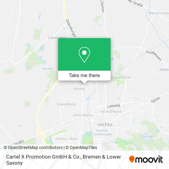 Cartel X Promotion GmbH & Co. map