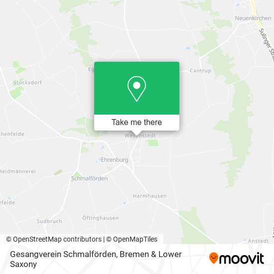 Gesangverein Schmalförden map