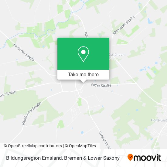 Bildungsregion Emsland map