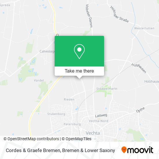 Cordes & Graefe Bremen map