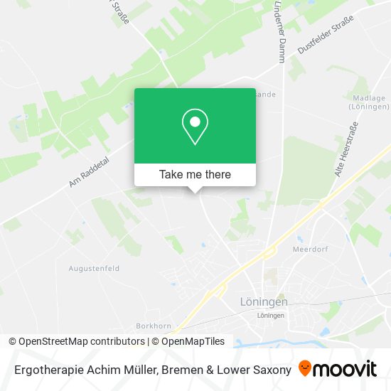 Ergotherapie Achim Müller map