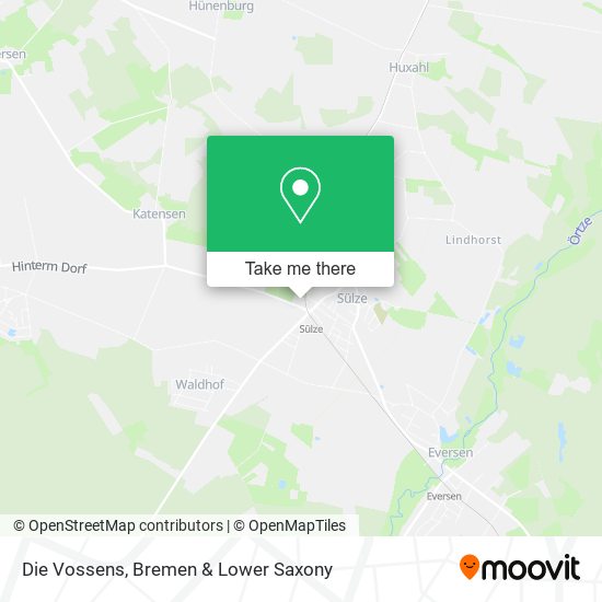 Die Vossens map